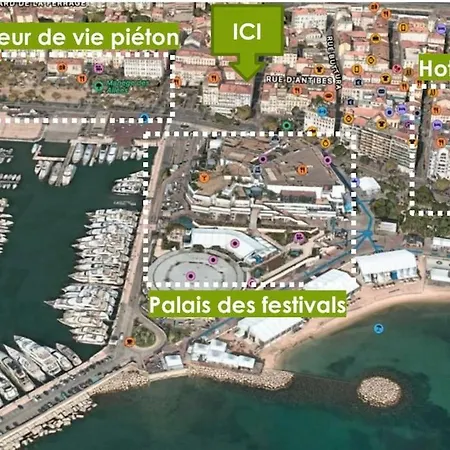 Apartamento Grand 2 Pieces Sur La Croisette Cannes